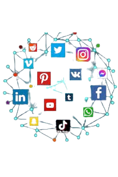 facebook,instagram,tiktok,linkedin,whatsapp,twitter etc logos.